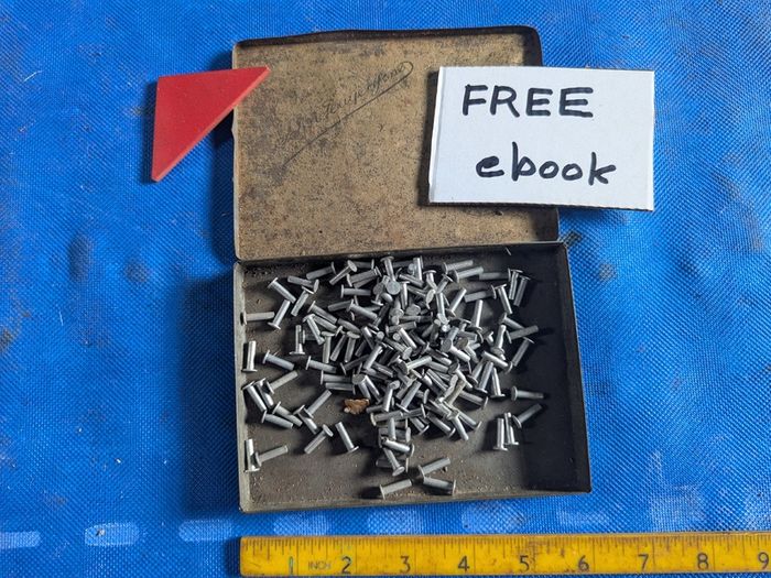 100 Rivets in a Cigarette Tin.