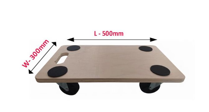 Pacini Wooden Platform Dolly