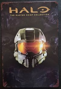 Halo- the master chief, vintage style metal sign .