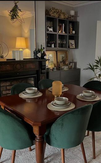 Mahogany Table & Foxford Dining Chairs
