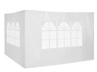 main image for ad 3 Meters Canopy Gazebo Marquee Replacement Exchangeable Side Panel Wall Panels Walls (White)