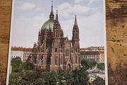 Vintage Postcard Church Maria vom Siege, Vienna, Austria - free standard postage