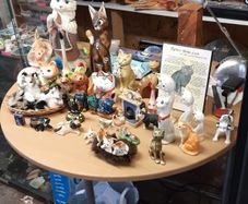 Cat ornaments collection