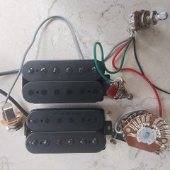 Solar Duncan Alnico 8 pickup set with full harness