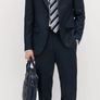 M&S Ultimate Slim Fit Navy Suit 38R Jacket 32R Trousers Excellent Condition Image 9