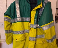 Ambulance Paramedic EMT Doctor First Aid Responder Waterproof Jacket XL
