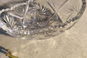 Crystal Bowl Vase Vintage 1980 s Crushed Crystal Boat Crystal Candy Dish Fruit Luxury Crystal Bowl For Party Table Boat Bowl no stamp