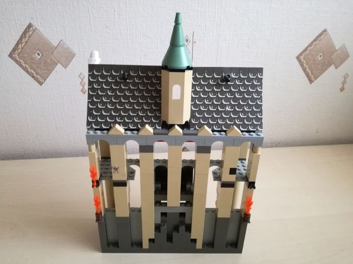 Hogwarts Lego castle with instruction manual