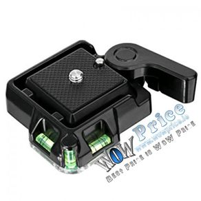 Camera Tripod Quick Release Plater Double Insurance Button