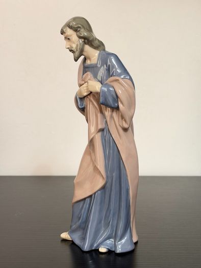 NAO By Lladro 4 Pcs Porcelain Nativity Set Mary - Joseph - Baby Jesus - Donkey
