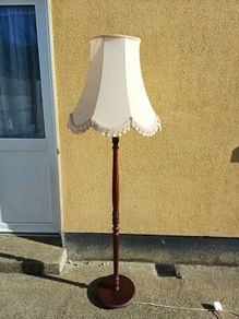Vintage Mahogany Floor Lamp