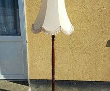 Vintage Mahogany Floor Lamp