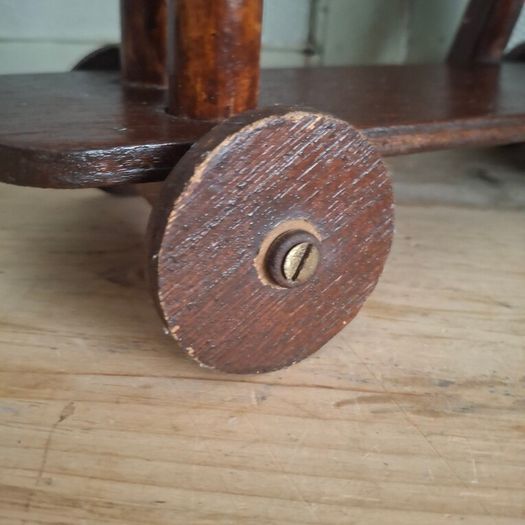 Mid Century Wooden Push Along Walker