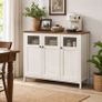 Sideboard Cabinet Vintage-Style Kitchen Storage Cabinet Image 2