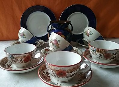 Gloria China Coffee Cups/Saucers