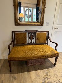 Edwardian Two-Seater Settee