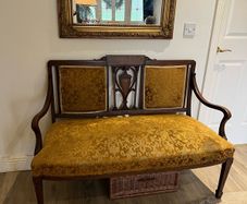 Edwardian Two-Seater Settee