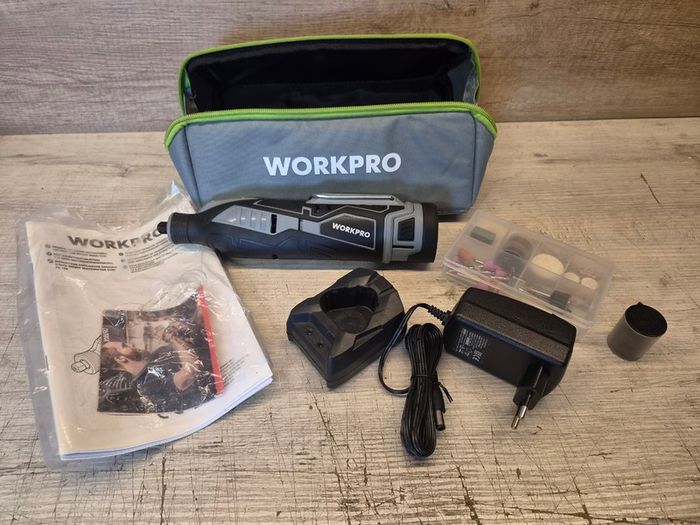 WORKPRO 12V Cordless Rotary Tool Kit 5 Variable Speed
