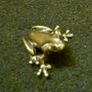 3 brass frogs. Image 7