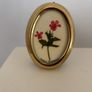 Miniature Brass Framed Flowers of Ireland Image 2