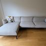 3-Seat Sofa with Chaise Longue, Light Grey (IKEA APPLARYD) Image 2