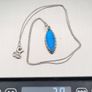 Vintage 925 Sterling Silver Real Butterfly Wing Necklace Image 10