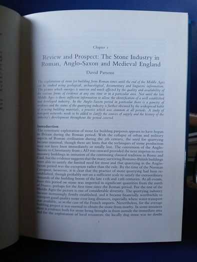 Quarrying and Building in England AD 43-1525