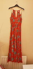 Beautiful Orange Summer Maxi dress