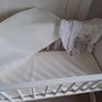 Rocking crib with mattress/protector/2 sheets Image 7