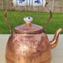 Vintage copper tea kettle Image 2
