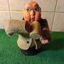 Vintage Paper Mache Toy Man Image 8
