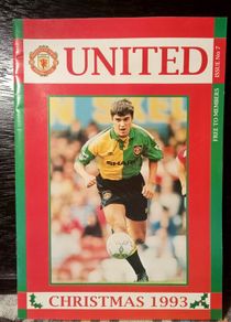 1993. Manchester United. Christmas. 1993. Booklet.