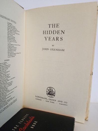 The Hidden Years by John Oxenham (HQ368)