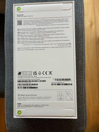 Apple iPhone 16e 128gb white