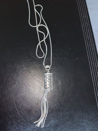 silver necklace