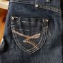 Size 8-10 Dark Blue Jeans Image 5