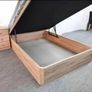 Oak Ottoman Storage Bed Stylish Space, King size Image 2
