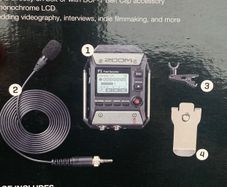 Zoom F1 Field Recorder & Clip-on Microphone (BRAND NEW)