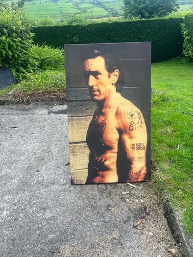 Rare canvas 50in x30in of Robert De Niro. Cape Fear 1991