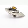 925 Vintage Ward Bros Sterling Silver Scottish Thistle Brooch Image 6