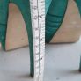 ALDO suede aqua peep toe heels Sz 40 (Fit 7UK) Image 4