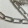 Vintage Tiffany & Co Extremely Long Heavy Chain Heart Tags Pendant In Sterling Silver 925 Length 38" Weight 67,30g Image 9