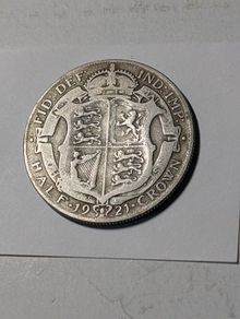 1921 Silver Halfcrown