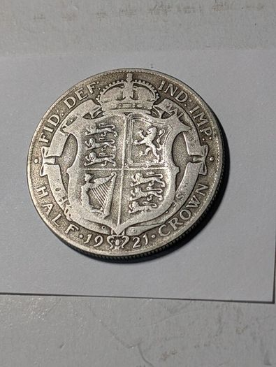 1921 Silver Halfcrown