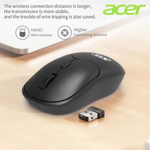 Acer Wireless Mouse with a Stable 2.4G Connection, new, unopened.