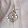 375 9ct gold zodiac Libra pendant Image 4