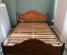 Bed Frame - Solid Wood - Queen Sized