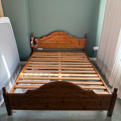 Bed Frame - Solid Wood - Queen Sized
