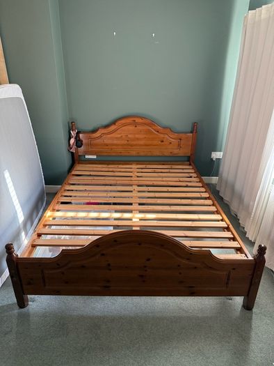Bed Frame - Solid Wood - Queen Sized