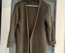Warehouse Khaki Cardigan (Size 10)